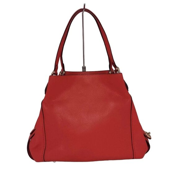 COACH Orange Leather Shoulder Bag - Picture 3 of 9